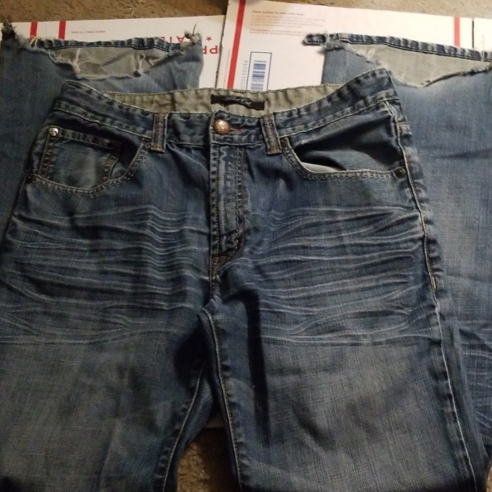 Marc Ecko Cut & Sew Distressed Jeans
